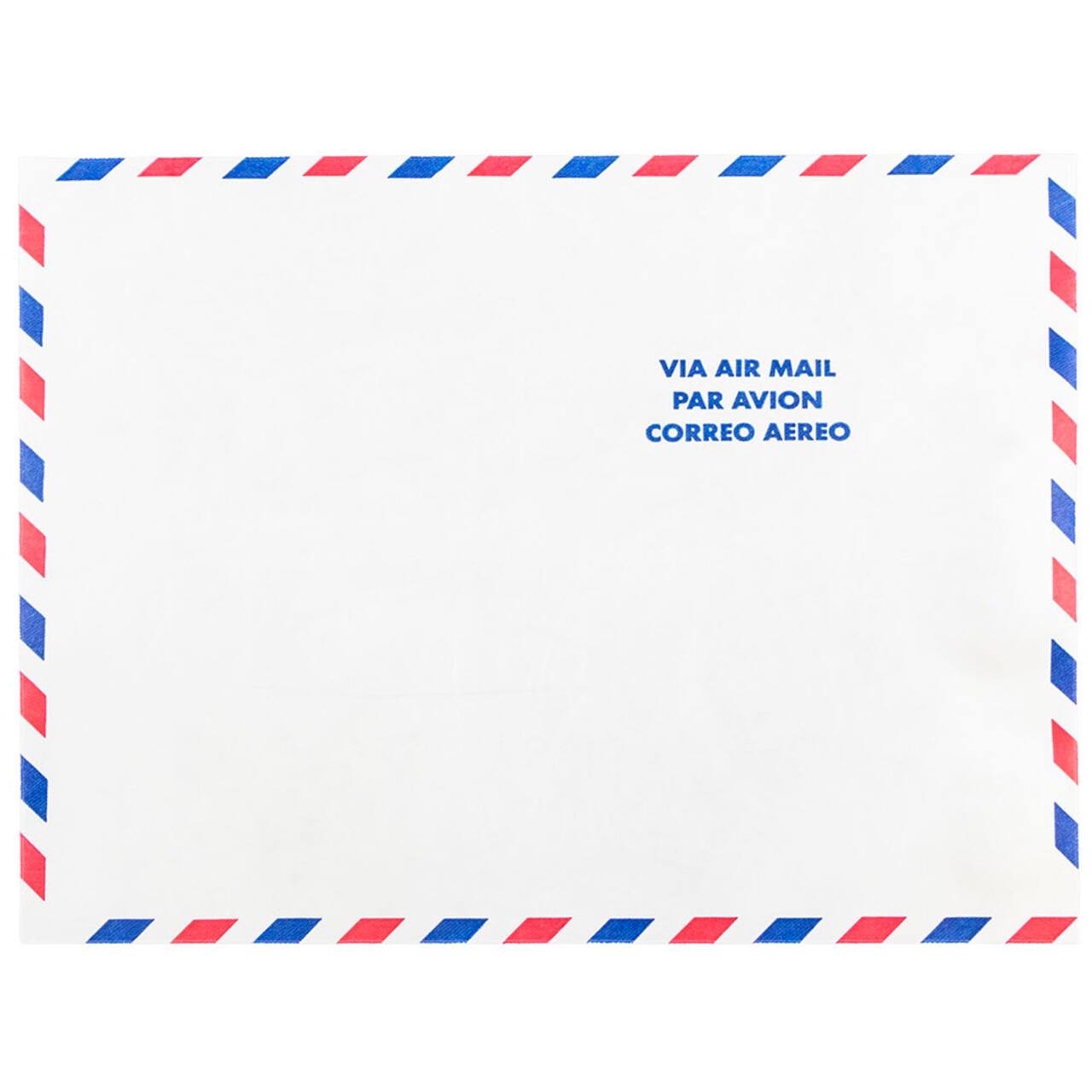 JAM Paper 10" x 13" White Airmail Tyvek Envelopes, 25ct.